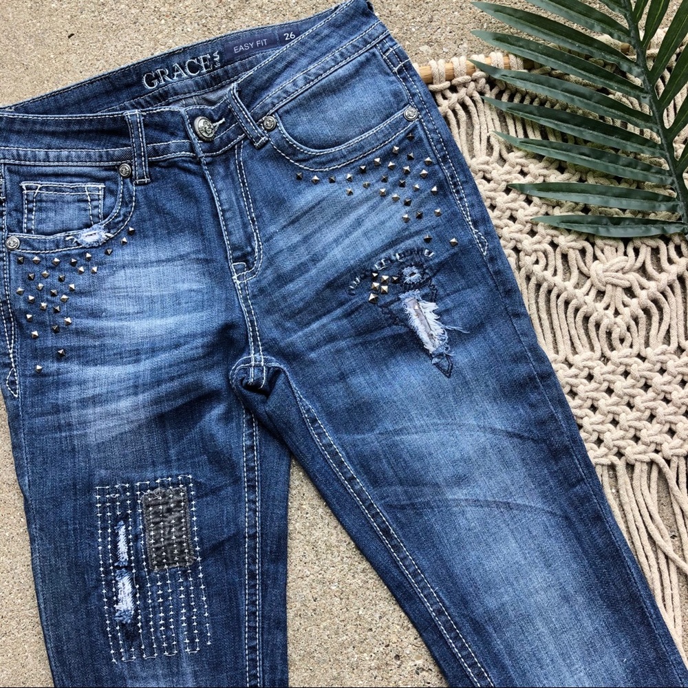 Grace In LA Jeans Size 26 - Picture 3 of 7